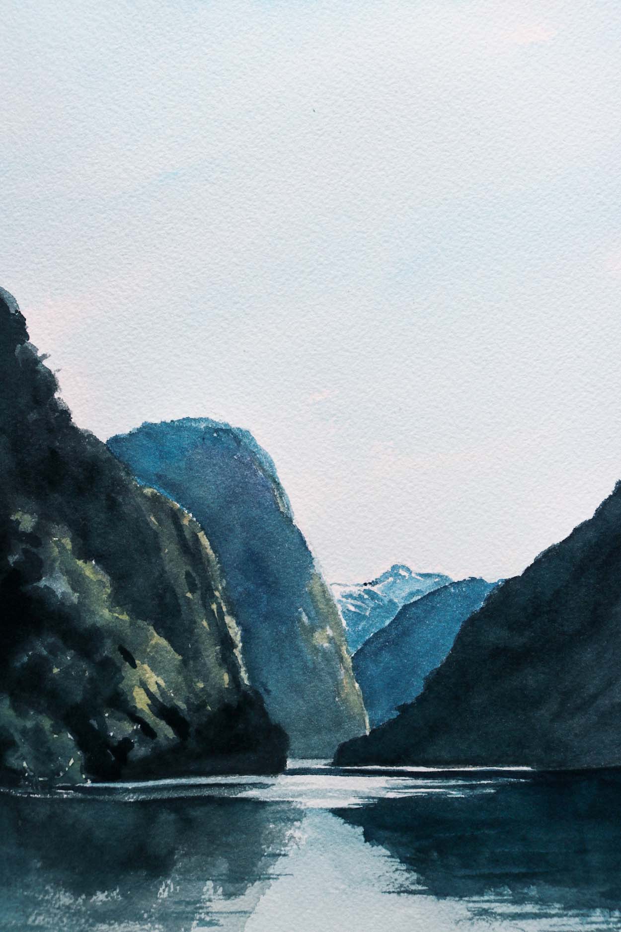 Hall Arm Original Watercolour