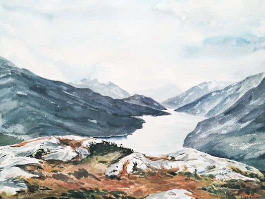 Cooper Island Original Watercolour