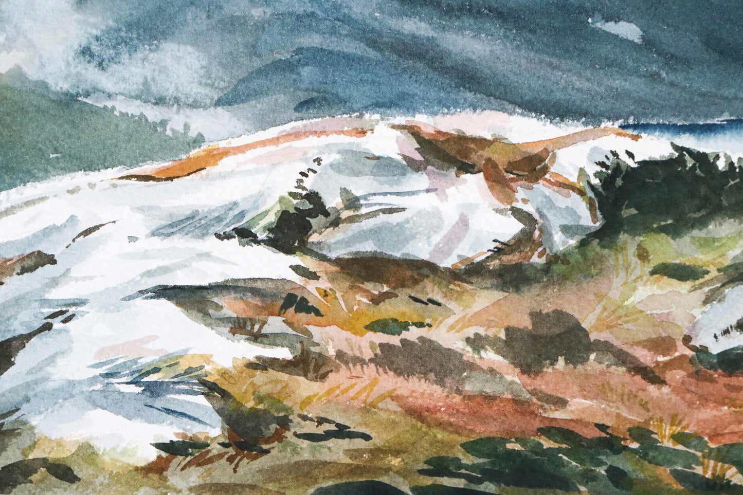 Cooper Island Original Watercolour