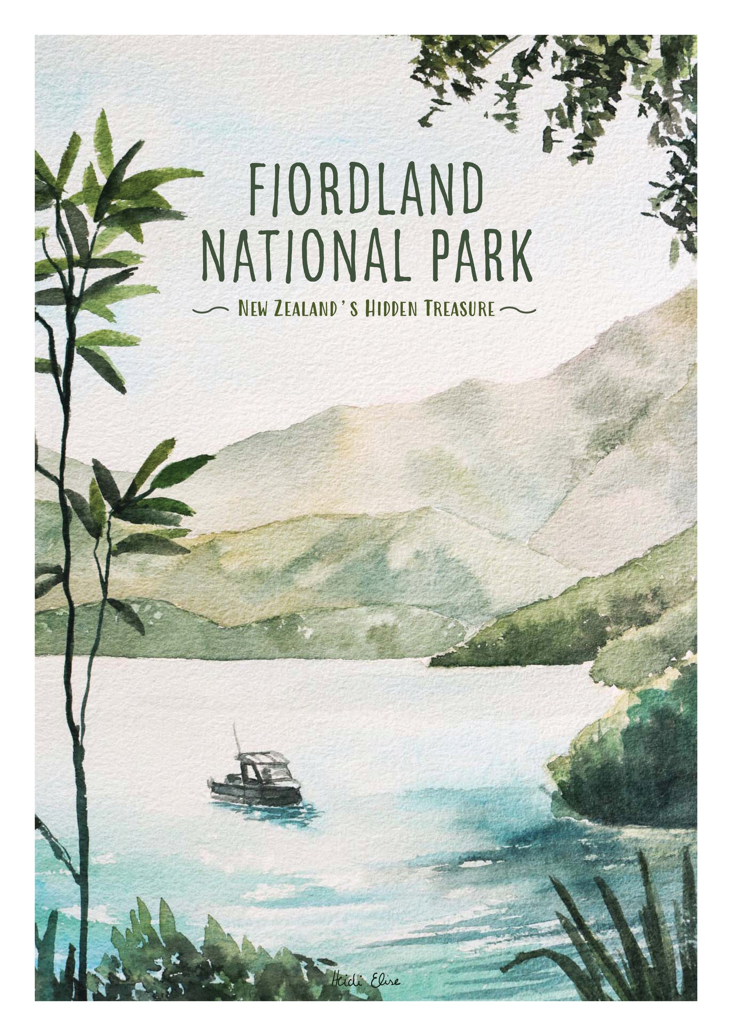 Fiordland Road Trip Postcards Set of 3