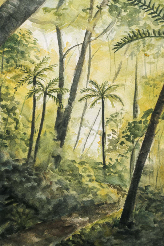 Forest Walk Original Watercolour