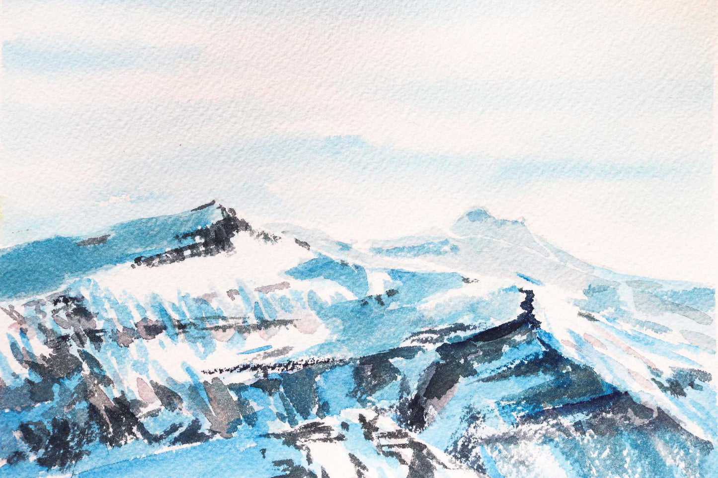 Black Peak Original Watercolour