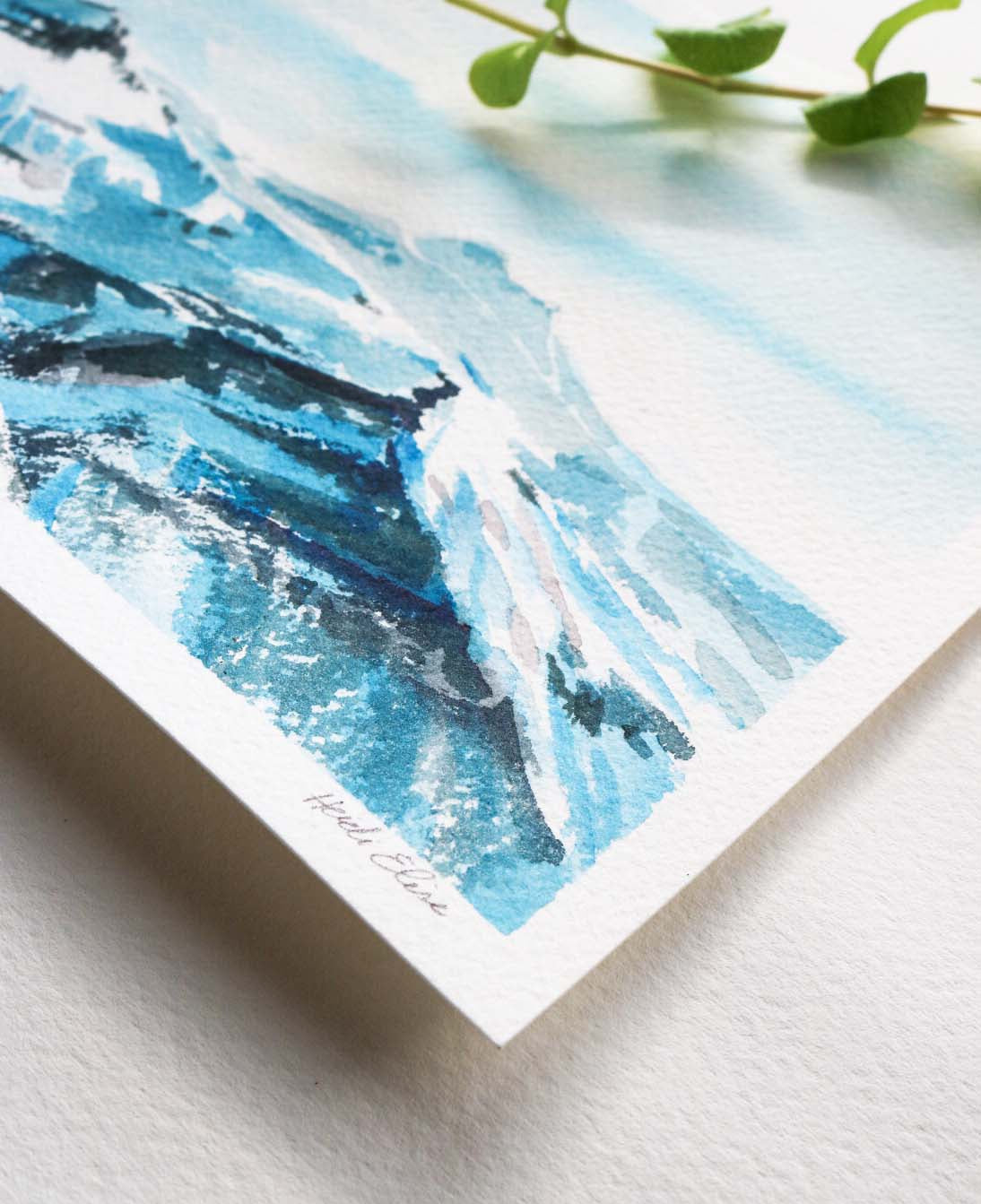 Black Peak Original Watercolour