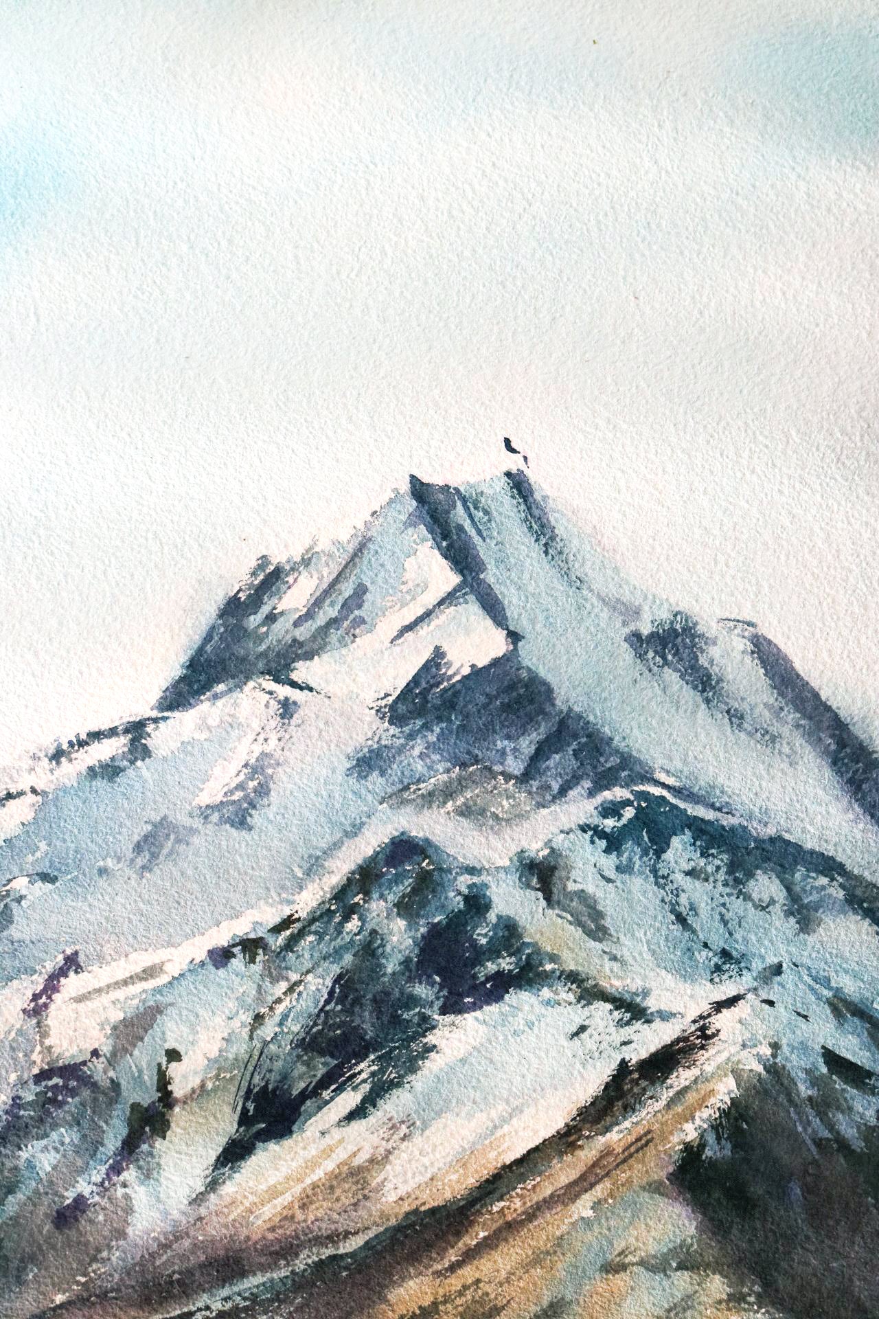 Mount Cook Original Watercolour