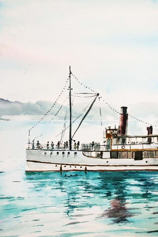 TSS Earnslaw Original Watercolour